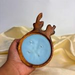 Reindeer Dough Bowl Candle