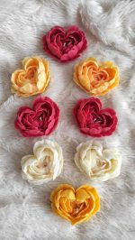 Heart Rose Flower Candle - Image 4