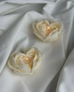Rose Heart Candle - Image 3