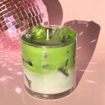 Iced matcha candle