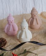 Snowman Soy Candle - Image 3